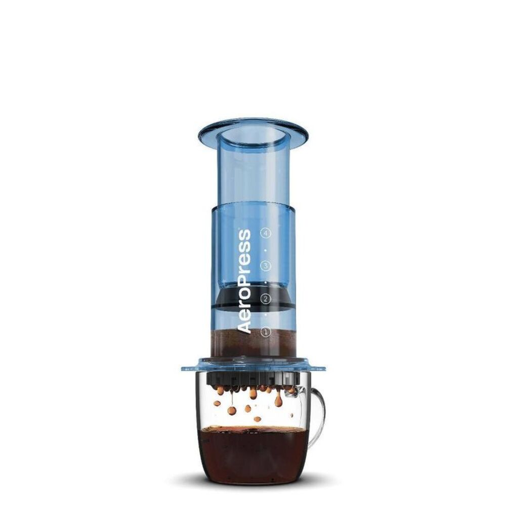 AeroPress -  4c Single-Serve Coffee Maker Blue Blue